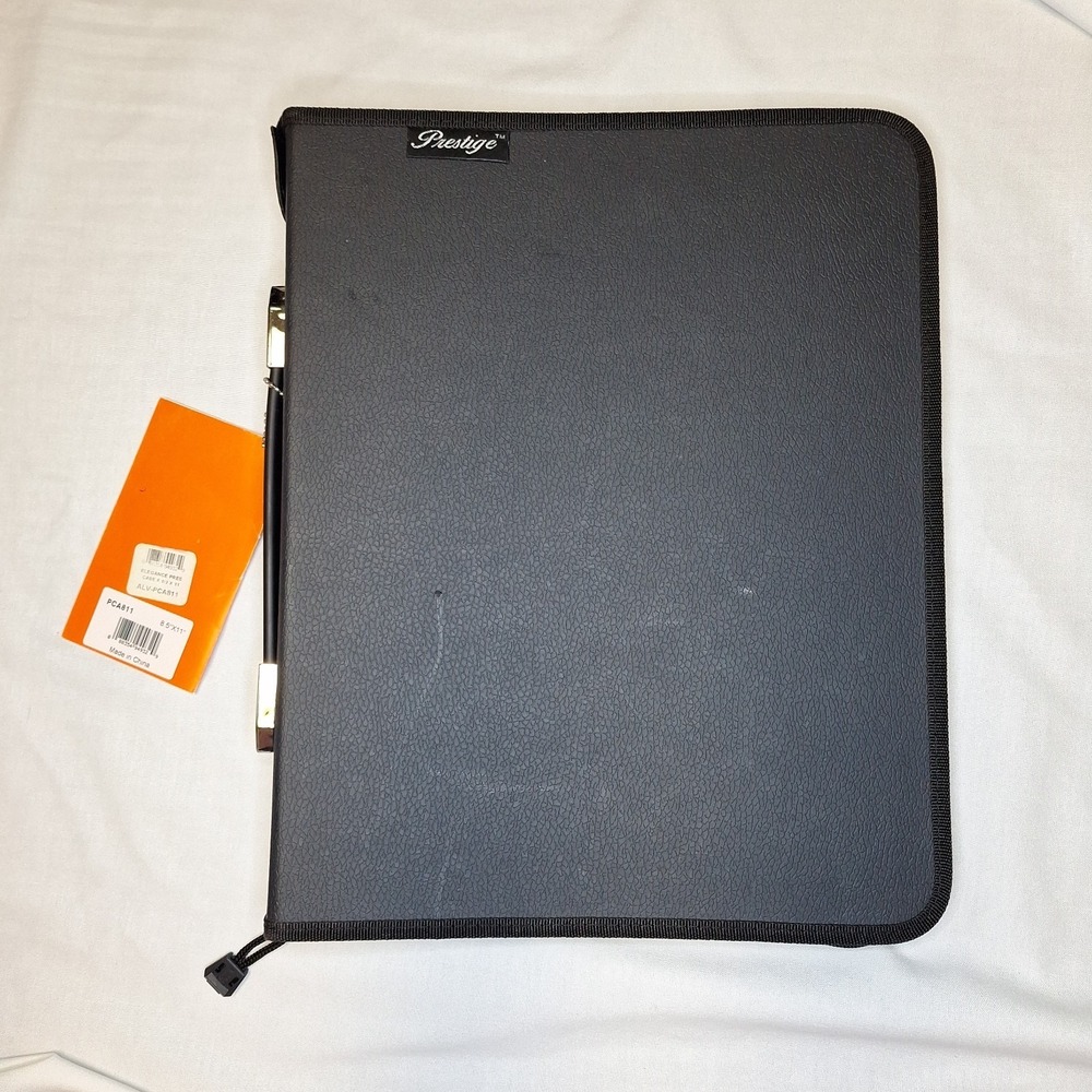 Alvin Prestige 8.5 X‎ 11" Presentation Case Elegance Series Black Art Portfolio